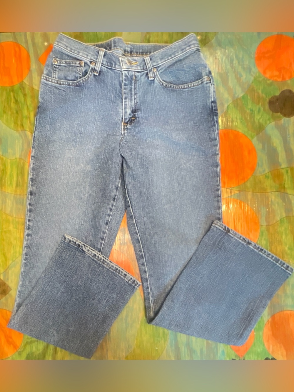 Blue Womens Boot Cut Blu Jeans Stretch Medium Wash Denim Size 12 Regular 130702G